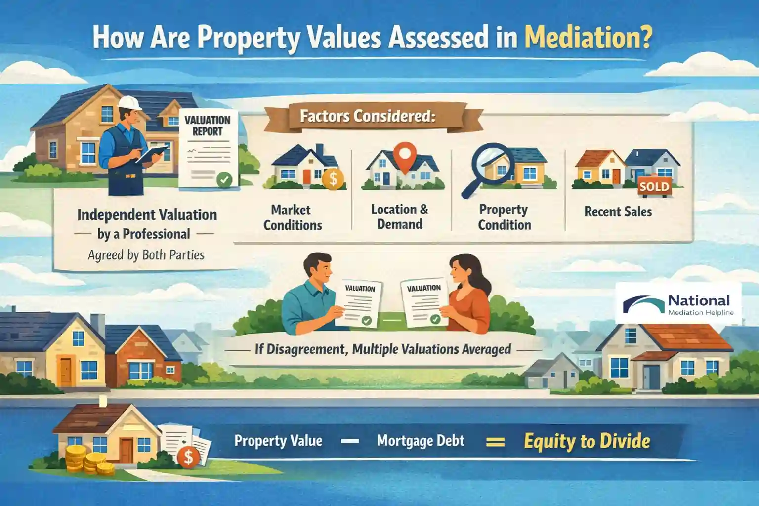 How Are Property Values Assessed in Mediation Warrington?