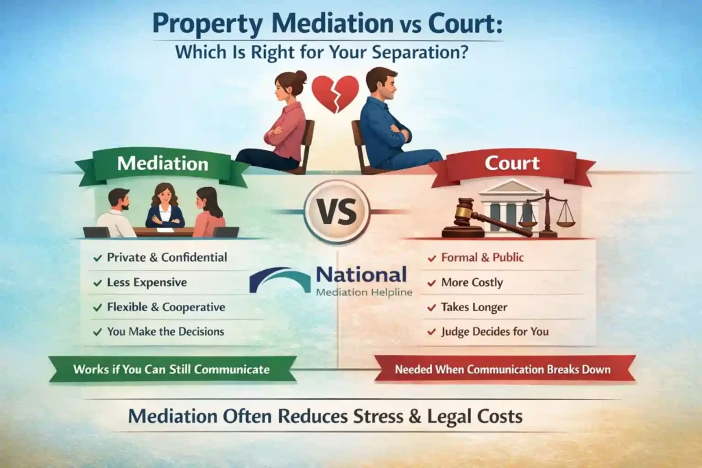 Property Mediation vs Court: Which Is Right for Your Separation Warrington?